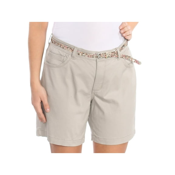 LEE $29 Womens New 1314 Beige Boyfriend Short 6 Petites B B