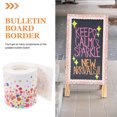 thumbnail image 4 of 1 Roll Wave Dot Bulletin Border Sticker Classroom Blackboard Border DIY Sticker, 4 of 8