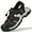 black, variant on Men Summer Sport Sandals Athletic Beach Water Hiking Shoes Comfort Breathable Casual Non-slip Indoor Outdoor Sandal