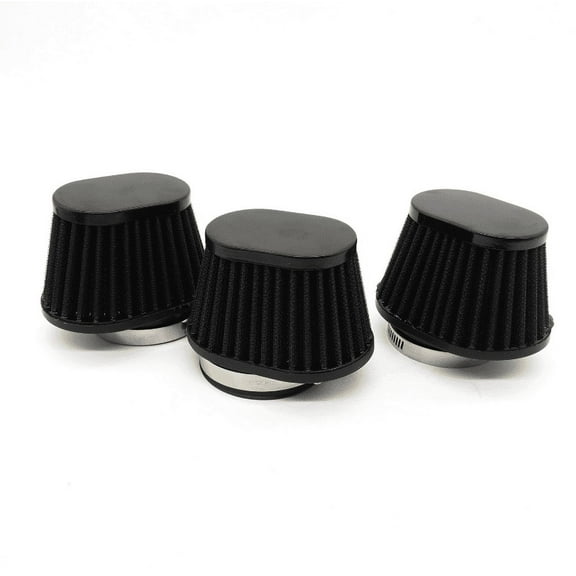 2x Universal 2.35" 60mm Motorcycle Air Filter High Airflow Cone Mushroom Head