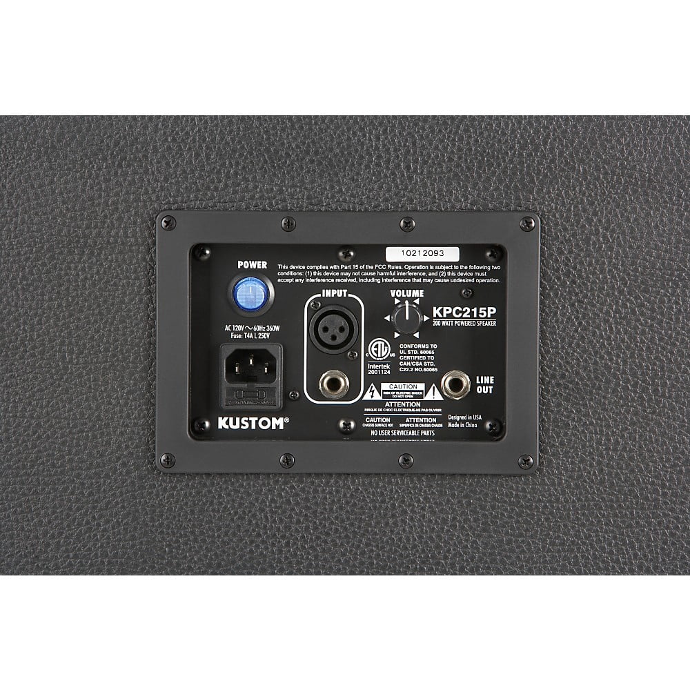 kustom powered speakers