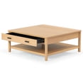 thumbnail image 3 of Safavieh Jaylessa Solid Wood 1 Drawer Coffee Table in Natural, 3 of 14