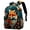 Color6, variant on Lightweight Backpack Fox School Bag Travel Laptop Daypack for Men Women Casual Rucksack