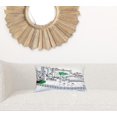 thumbnail image 5 of 24" White Lexington Daylight Skyline Lumbar Decorative Pillow, 5 of 5