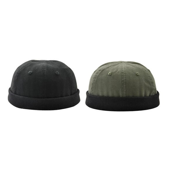 Paquete de 2 gorra de de para , reloj, gorra Docker, sin visera ajustable