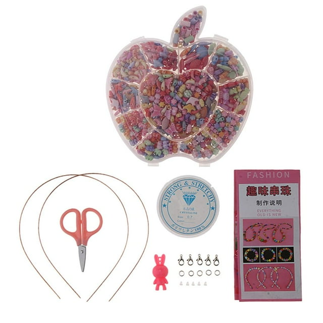 Niñas Niños Diy Granos De Acrílico Mini Granos Granos De Acrílico Para La Del Collar Niños Joyería Multicolor 5 Baoblaze Cuentas de acrílico para niños