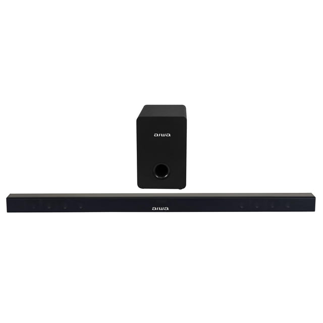 BARRA DE SONIDO 100W PMPO 300W RMS SUBWOOFER + WIRELESS AC 110-127V AIWA AWSBH1W-W