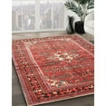 thumbnail image 3 of Ahgly Company Machine Washable Indoor Rectangle Traditional Light Copper Gold Area Rugs, 4' x 6', 3 of 7