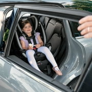 Evenflo Revolve360 Slim 2-in-1 Rotational Car Seat with Quick Clean Cover (Stow Blue)