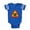 Royal Blue, variant on CafePress - FIN Slow Food Sign - Cute Infant Baby Football Bodysuit