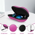 thumbnail image 4 of Funda para gafas de sol Fintie Hard EVA Shell a prueba de golpes, magenta, 4 of 9