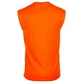 thumbnail image 2 of High-Vis Sleeveless T-Shirt, Moisture Wicking, Pocket, Orange 4XL, SAFEGEAR, 2 of 2