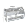 thumbnail image 6 of Shoreew Stainless Steel Rotating Grill Basket Set for Outdoor Grilling Vegetables Fish BBQ Kit Upgraded Stick Style Chicken Wing Cage Automatic Rotating 360 Rotisserie Rolling Grill Accessories Gift, 6 of 6