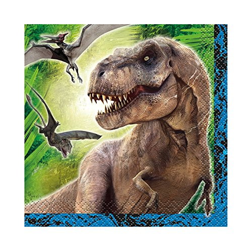 Jurassic World Beverage Napkins, 16ct
