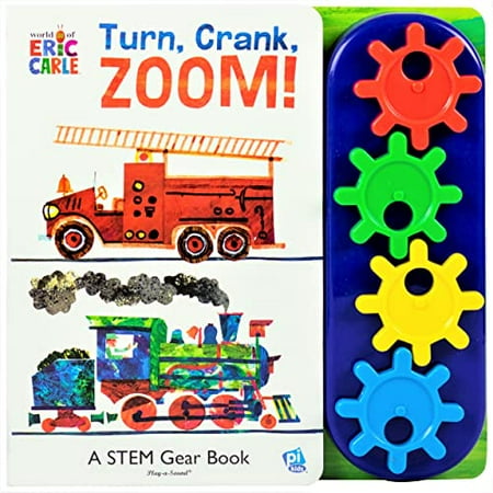 Pre-Owned World of Eric Carle: Turn, Crank, Zoom! a Stem Gear Sound Book [With Battery] (Board book) 1503735990 9781503735996