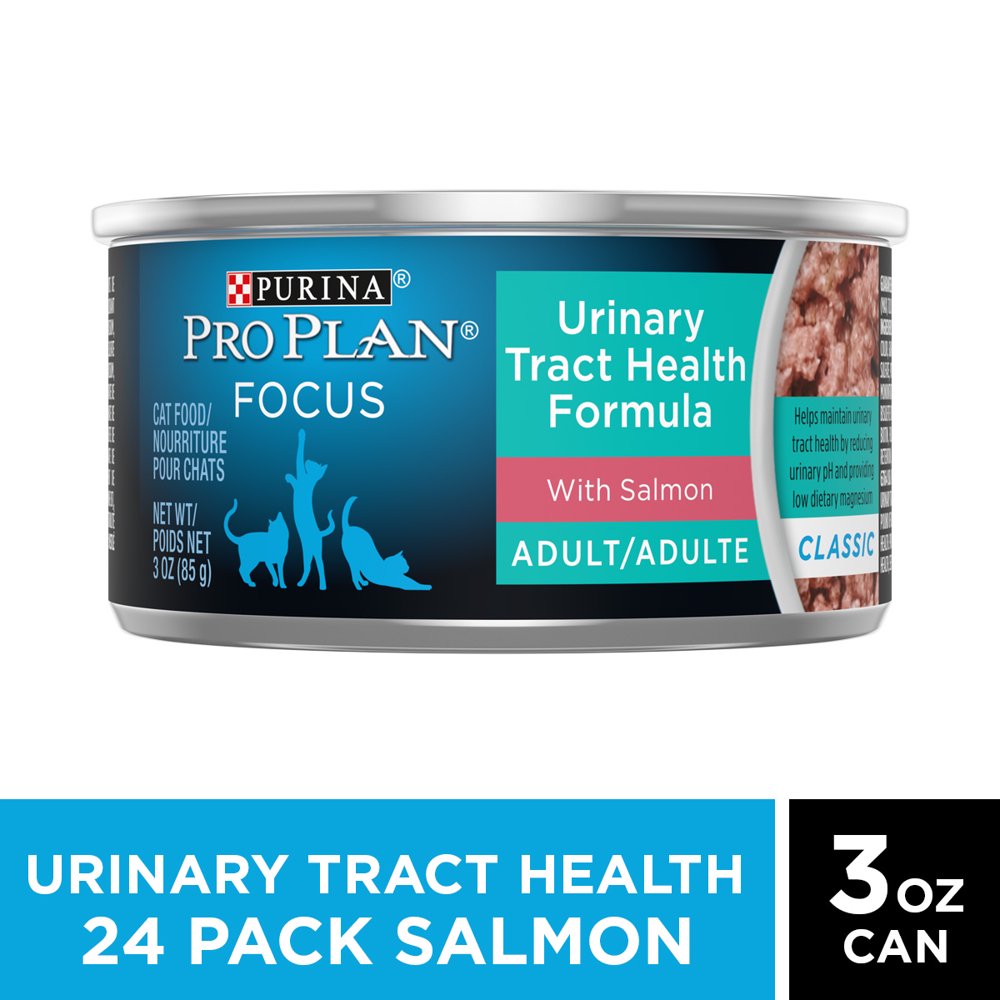 (24 Pack) Purina Pro Plan Urinary Tract Health Pate Wet Cat Food, FOCUS