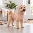 thumbnail image 4 of Dog Hoodie for Large Dogs with Warm Pullover Design, Xxl, Light Pink Winter Jacket, 4 of 4
