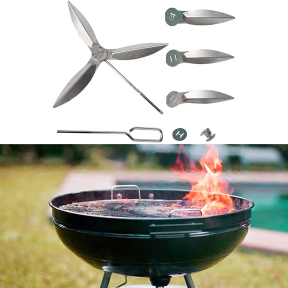 8-1/2-Inch One-Touch Cleaning System kit for Weber Grill 90992 3618 7443