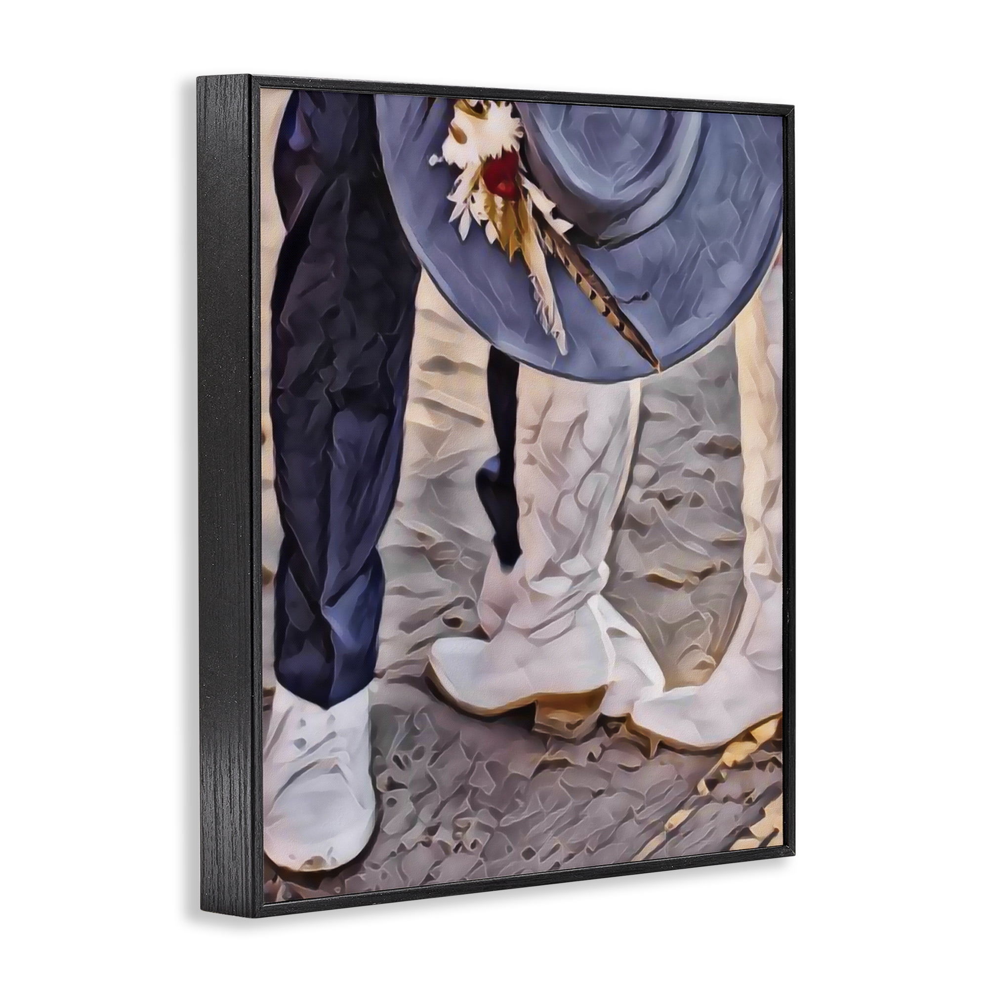 Elope In The Desert Black Framed Giclee Art, design by Jesse Keith