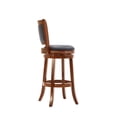 thumbnail image 4 of Augusta Swivel Wood Bar Stool - Amber, 4 of 6