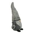 thumbnail image 2 of Northlight 15" Gray Rustic Sitting Santa Christmas Gnome with Faux Fur Hat, 2 of 4