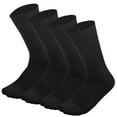 thumbnail image 2 of 4 Pairs Army Boot Socks for Military Personnel, Law Enforcement, Firefighters, and Security Professionals, Black 10-13, 2 of 6