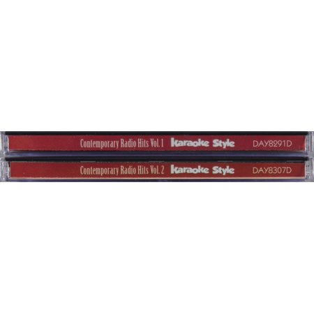 Contemporary Radio Hits Karaoke Volumes 1 & 2 CD Set