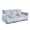 Slate Blue, variant on MIERES Large Double-Seater Furry Lazy Sofa, 2-Person Enveloping Padded Bean Bag Couch, Cozy Fluffy Leisure Sofa for Home Use