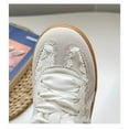 thumbnail image 2 of Lace Embellished Bow Tie Sneakers for Women Vintage Brocade Charm with Satin Ribbon Laces, 2 of 8