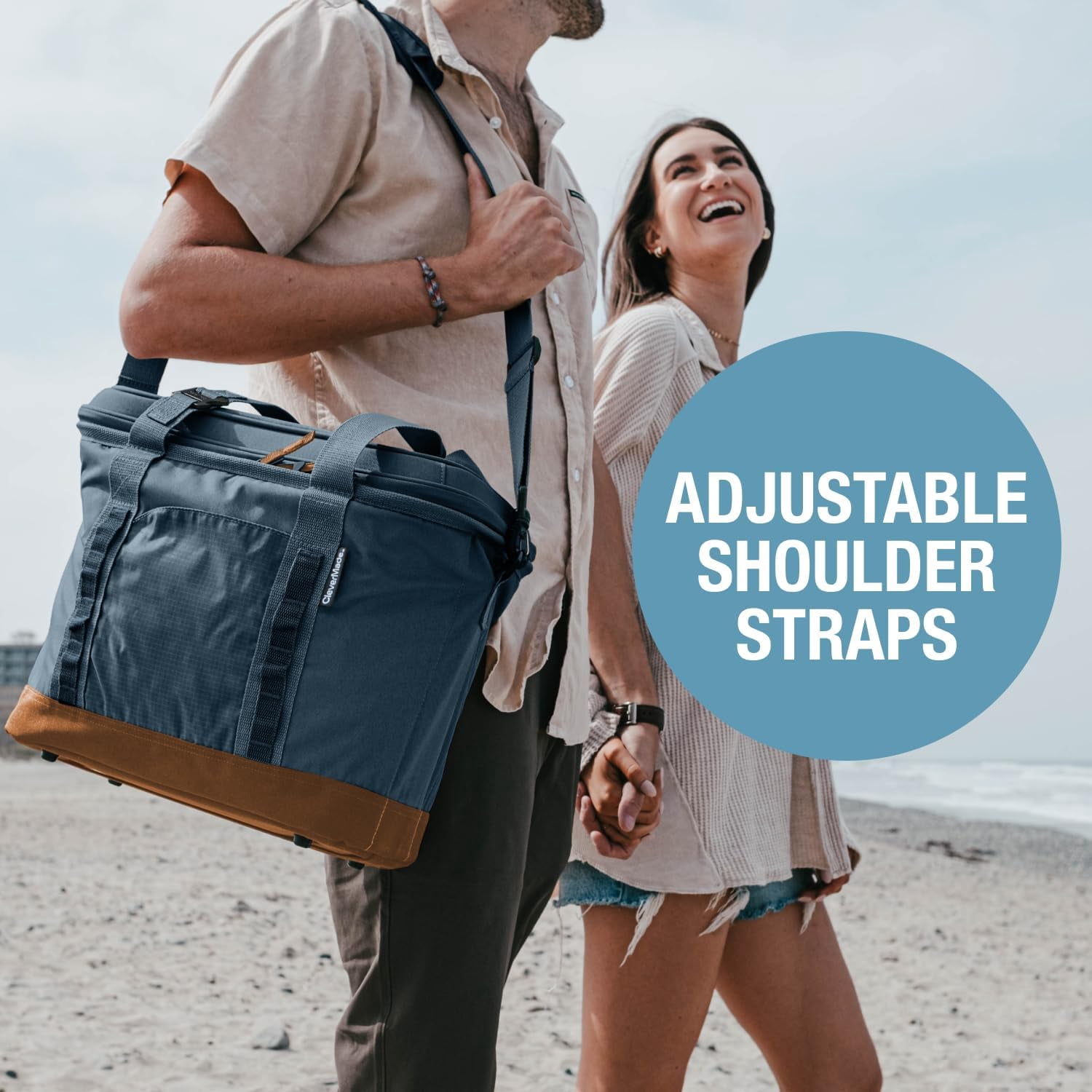 Collapsible Pacifica Cooler - 50 Can - Cool Gray/Cognac