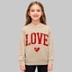 thumbnail image 1 of Sudadera sin capucha Zhongda para niños, sudadera con capucha de terciopelo de manga larga con cuello redondo estampada, sudadera con capucha informal y cómoda para niños, sudadera con capucha, blusa, 1 of 6