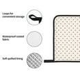 thumbnail image 4 of Daiia Minimalist Crosshatch Dots Pattern Oven Mitts and Pot Holders 4 pcs Set,High Heat Resistant 500 Degree Extra Thicken Long Kitchen Cotton Oven Glove, 4 of 6