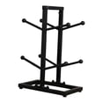 thumbnail image 1 of Ethern Ball Display Rack Iron Freestanding Versatile Ball Shelf for Home Gym Soccer Black, 1 of 9