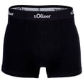 thumbnail image 2 of s.Oliver Calzoncillos para hombre, paquete de 3 - Boxer Briefs, Algodón Stretch Negro L, 2 of 3