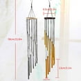 thumbnail image 3 of DefiDgd Wind Chimes with 12 Tubes Wind Bells for Outside Decoration,Melody Windchimes Outdoors for Farmhouse Garden Patio Balcony and Home(C), 3 of 5