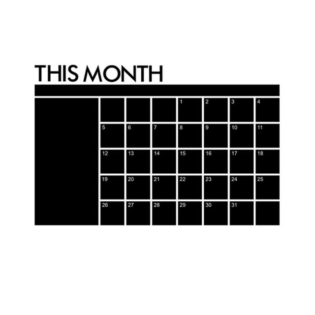 CIMAXIC Household Erase Board Multi-function Erase Calendar Convenient Calendar Board Home Accessory,23.62"X16.93"X0.04"