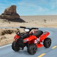 thumbnail image 4 of Gymax 6V 4 Wheels ATV Quad Ride On Car Kids Ride-On Toy w/ Music Horn LED Light Red, 4 of 9