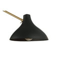 thumbnail image 7 of Trade Winds Genevieve 2-Light Wall Sconce in Matte Black with Natural Brass, 7 of 7