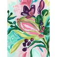 thumbnail image 2 of Vess, June Erica 15x18 White Modern Wood Framed Museum Art Print Titled - Tropic Expression I, 2 of 4