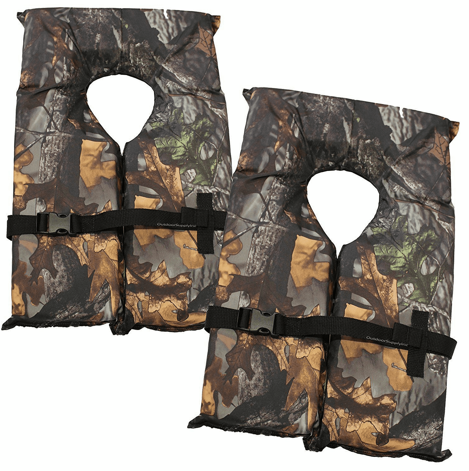 Camo Life Jacket Vest Adult Universal Boating PFD 2 Pack Type Walmart