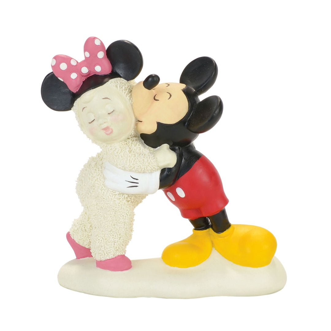 snowbabies with mickey mouse