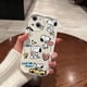 thumbnail image 4 of Funda bonita de dibujos animados S-Snoopys 3D Wave para iPhone 16 15 14 13 12 11 Pro Max Mini X XR XSMAX 8 7 6S Plus funda de silicona suave, 4 of 4