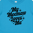 thumbnail image 4 of Inktastic My Meemaw Loves Me Grandchild Quote Boys or Girls Baby T-Shirt, 4 of 5