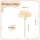 thumbnail image 2 of Uxcell 10 piezas de flores de hortensia artificiales de 16" de seda con tacto real, ramos grandes de hortensia realista para decoración de hogar, cocina, fiesta y boda, dorado claro, 2 of 7