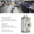 thumbnail image 3 of "190° Adjustable Aluminum Rotary Air Cylinder - High Torque, Waterproof & Magnetic Switch Compatible for Industrial Automation"  

(Character count: 118)  

Alternative option:  
"Double-Acting, 3 of 6