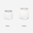 thumbnail image 3 of Plastic Storage Jar Airtight Snacks Canister Food Storage Container for Kitchen, 3 of 10