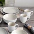 thumbnail image 6 of Noritake Colorwave White 16-Piece Coupe Dinnerware Set, Service for 4, 6 of 7