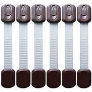 Baby Safety Strap Locks | For Cabinets, Drawers, Appliances, Toilet Seat, Fridge and Oven