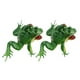 thumbnail image 1 of 2 piezas de ranas verdes decorativas, mini ranas simuladas, juguetes de ranas falsas para niños, 1 of 6