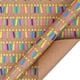 thumbnail image 2 of Rollo de papel de regalo con diseño de acuarela | Hojas decorativas para envolver regalos | Papel grueso de 80 g/m² para ropa, libros o regalos apilados, 2 of 7